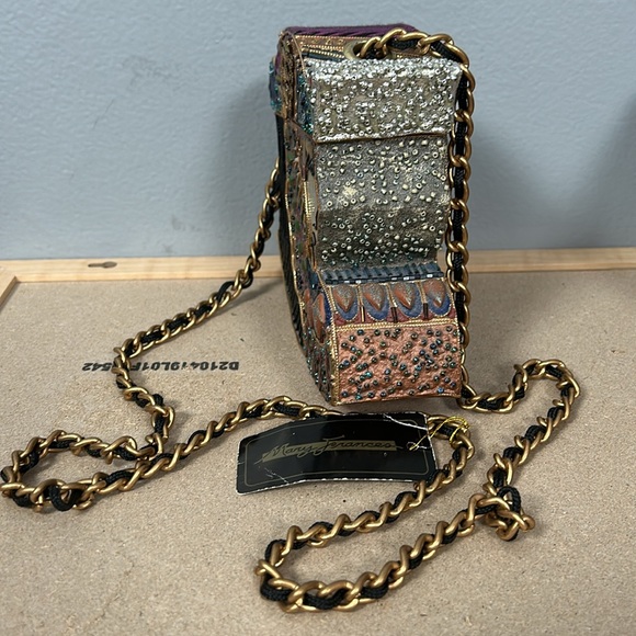 Mary Frances vintage Egyptian Crossbody Box Bag rare collectible - Picture 4 of 16